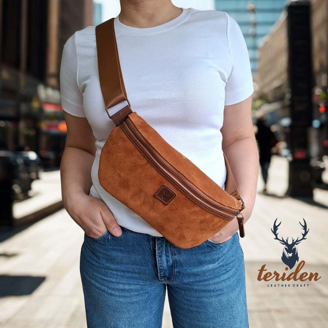 LEATHER BELT BAG - UNISEX 4 LEATHER BELT BAG - UNISEX - Görsel 4